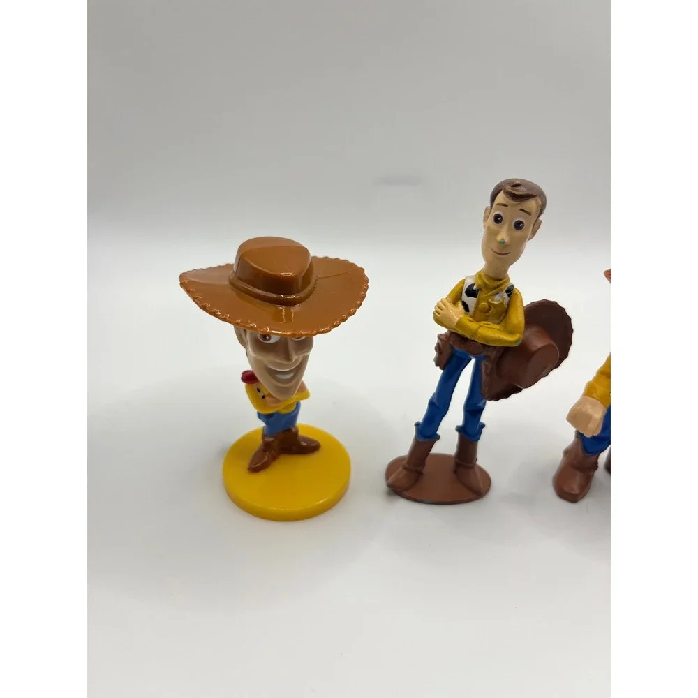 Disney Toy Story Woody Action Figure Lot Small Multi-Pack Brown Good Cowboy Set